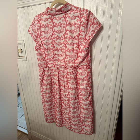 J. Jill Embroidered A-Line Shirtdress medium - Picture 5 of 7